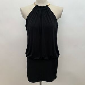 Laundry by Shelli Segal Women's Top Size 6 Black Racer Back Sleeveless